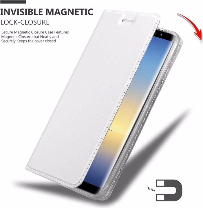Actual product image Cadorabo Book Classy Style Cover (Samsung Galaxy Note 8)