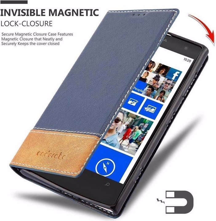 Actual product image Cadorabo Book X Wallet Cover (Nokia Lumia 1020)