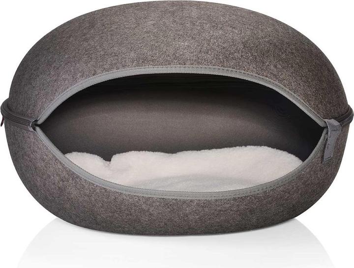 CanadianCat Cuddle cave cat nest, uni anthracite (Cat)