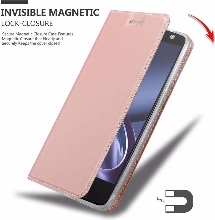 Produktbild Cadorabo Book Classy Style Cover (Motorola Moto Z Play)