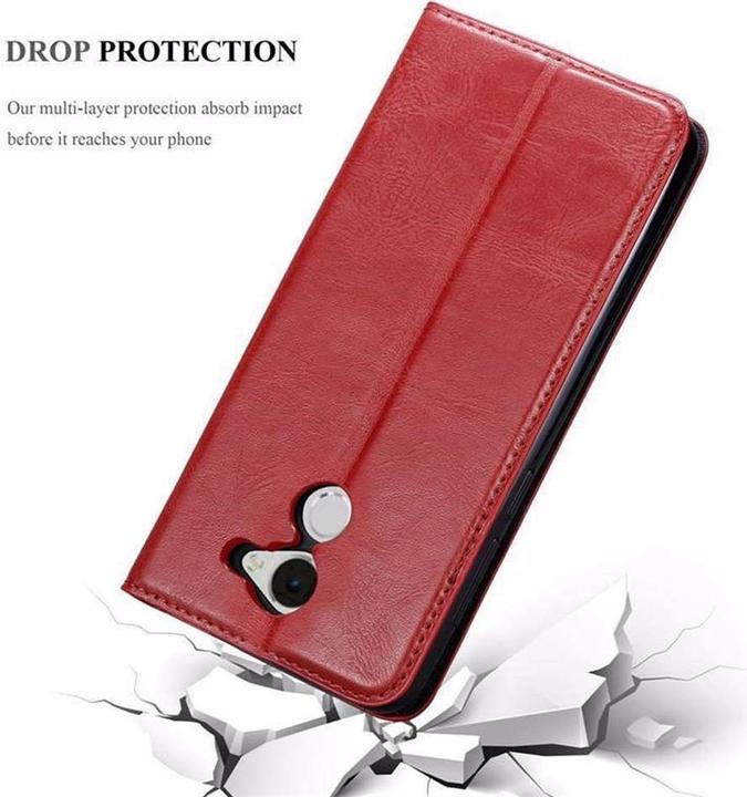 Actual product image Cadorabo Book Invisible Magnet Cover (Huawei Enjoy 7 Plus)