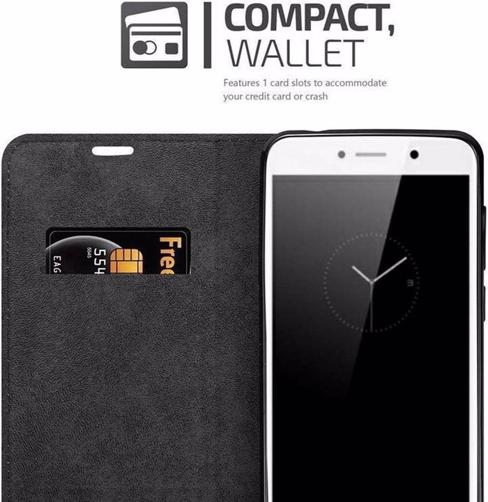 Actual product image Cadorabo Book Invisible Magnet Cover (Huawei Enjoy 7 Plus)