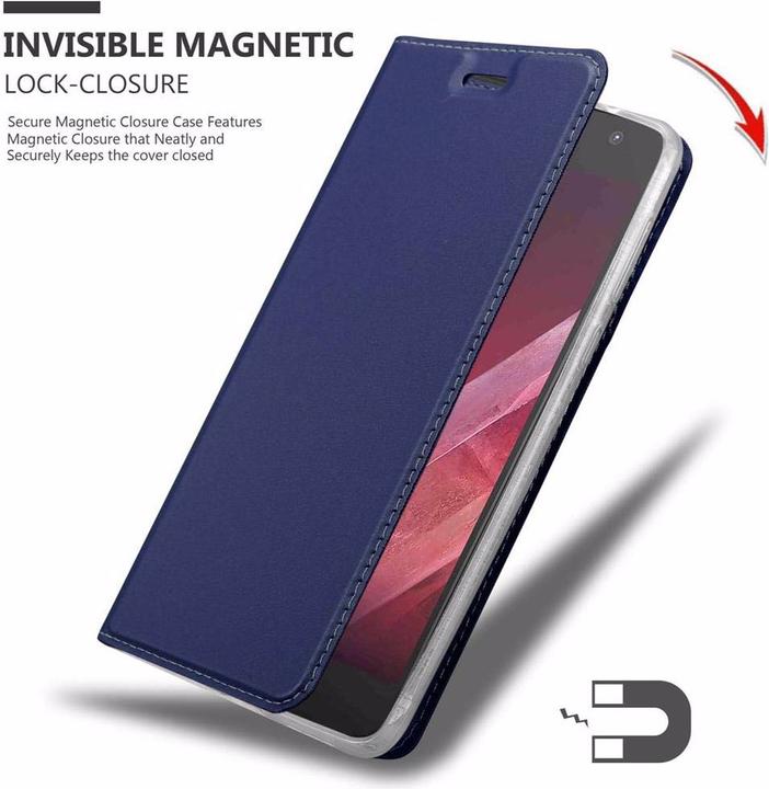 Actual product image Cadorabo Book Classy Style Cover (Motorola Moto Z2)
