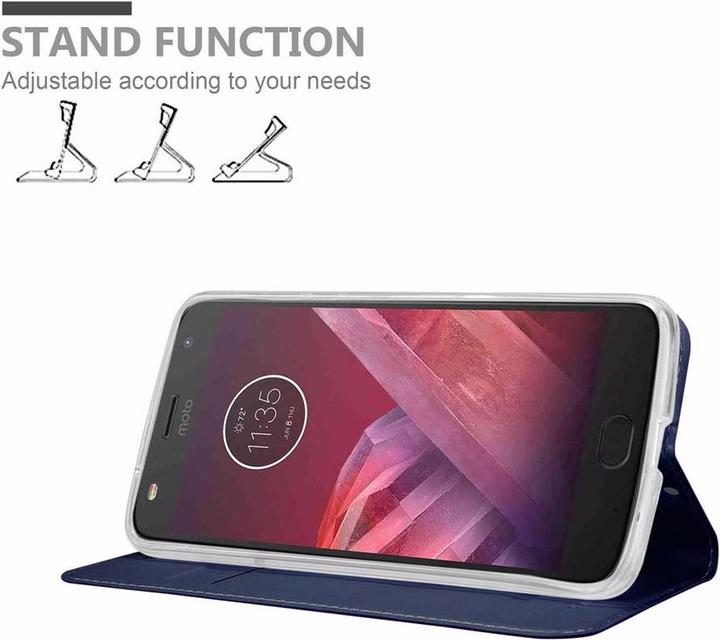 Actual product image Cadorabo Book Classy Style Cover (Motorola Moto Z2)