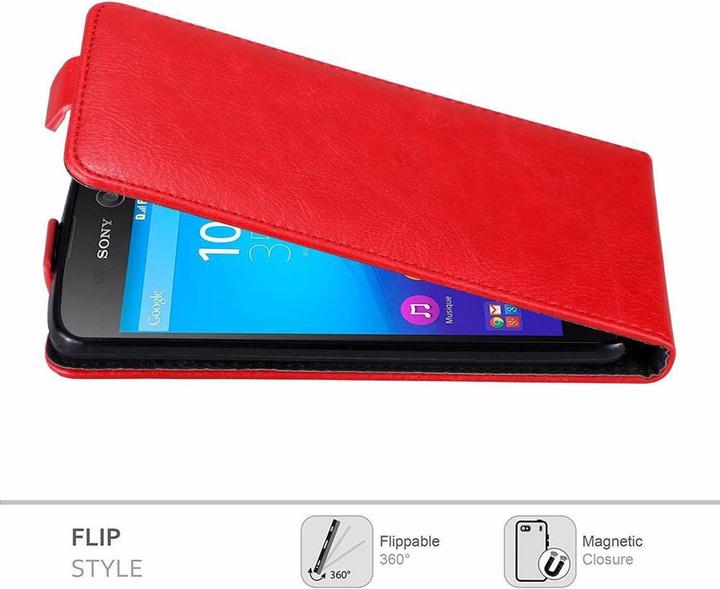 Actual product image Cadorabo Flip like Invisible Cover (Sony Xperia M5)