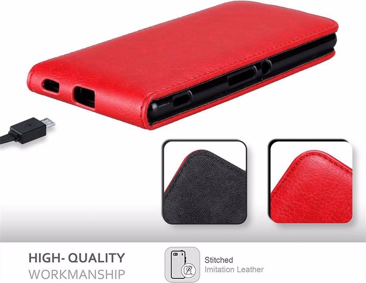 Produktbild Cadorabo Flip wie Invisible Cover (Sony Xperia M5)