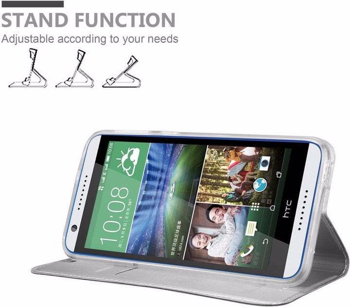 Actual product image Cadorabo Book Classy Style Cover (HTC Desire 820)