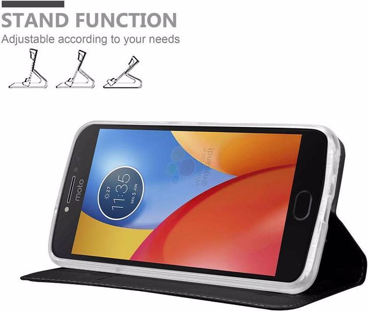Actual product image Cadorabo Book Classy Style Cover (Motorola Moto E4)