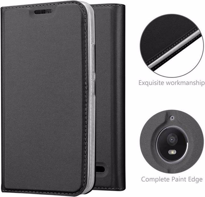Actual product image Cadorabo Book Classy Style Cover (Motorola Moto E4)