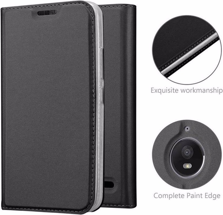 Produktbild Cadorabo Book Classy Style Cover (Motorola Moto E4)