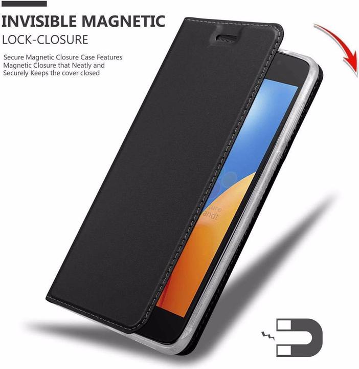 Actual product image Cadorabo Book Classy Style Cover (Motorola Moto E4)