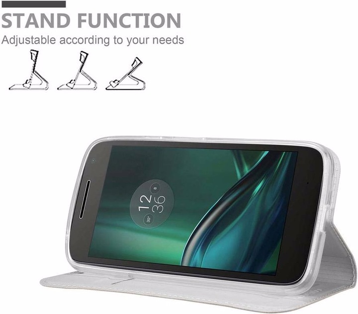 Produktbild Cadorabo Book Classy Style Cover (Motorola Moto G4 Play)