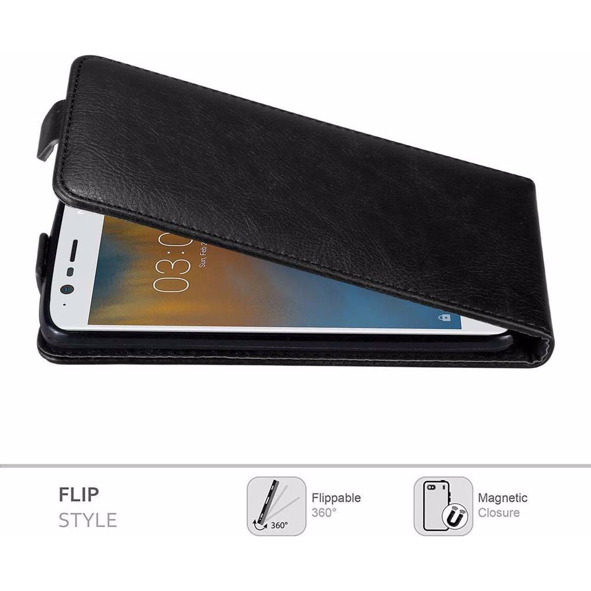 Thumbnail - Cadorabo Flip wie Invisible Cover (OnePlus 3), Smartphone Hülle, Schwarz