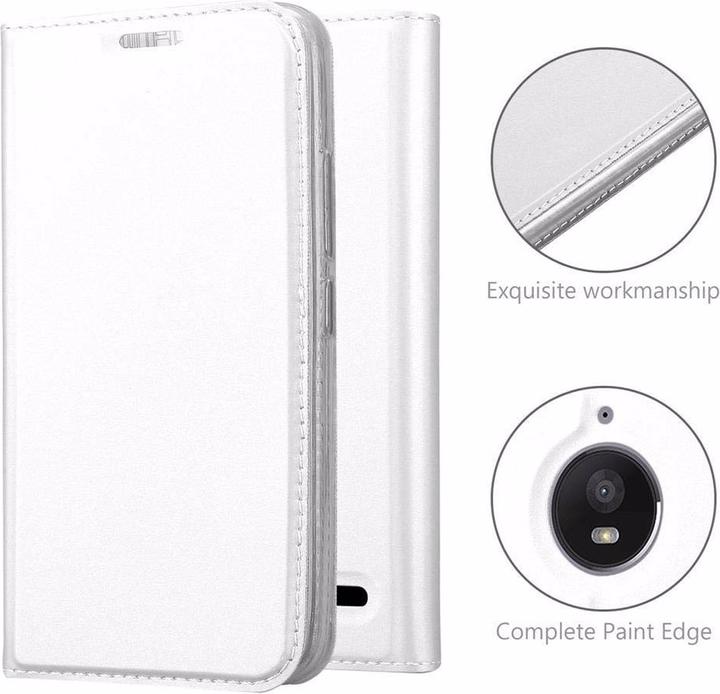 Actual product image Cadorabo Book Classy Style Cover (Motorola Moto E4)