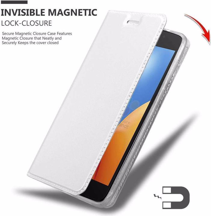 Actual product image Cadorabo Book Classy Style Cover (Motorola Moto E4)