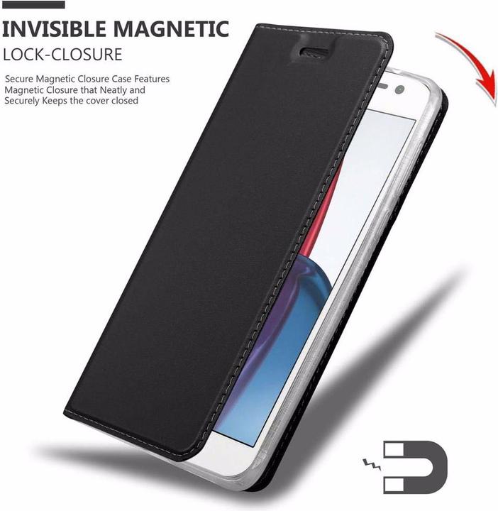 Actual product image Cadorabo Book Classy Style Cover (Motorola Moto G4 Plus, Motorola Moto G4)
