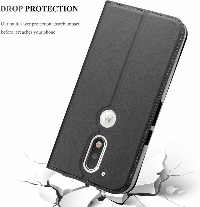 Produktbild Cadorabo Book Classy Style Cover (Motorola Moto G4 Plus, Motorola Moto G4)