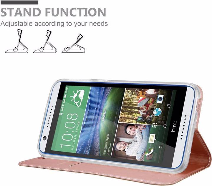 Actual product image Cadorabo Book Classy Style Cover (HTC Desire 820)