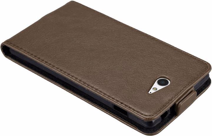Actual product image Cadorabo Flip like Invisible Cover (Sony Xperia M2, Sony Xperia M2 Aqua)