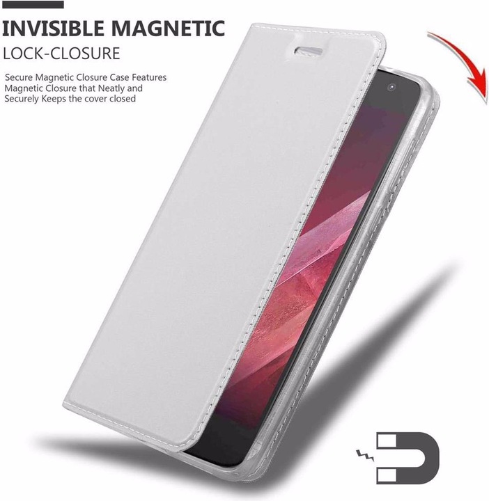 Actual product image Cadorabo Book Classy Style Cover (Motorola Moto Z2 Play)