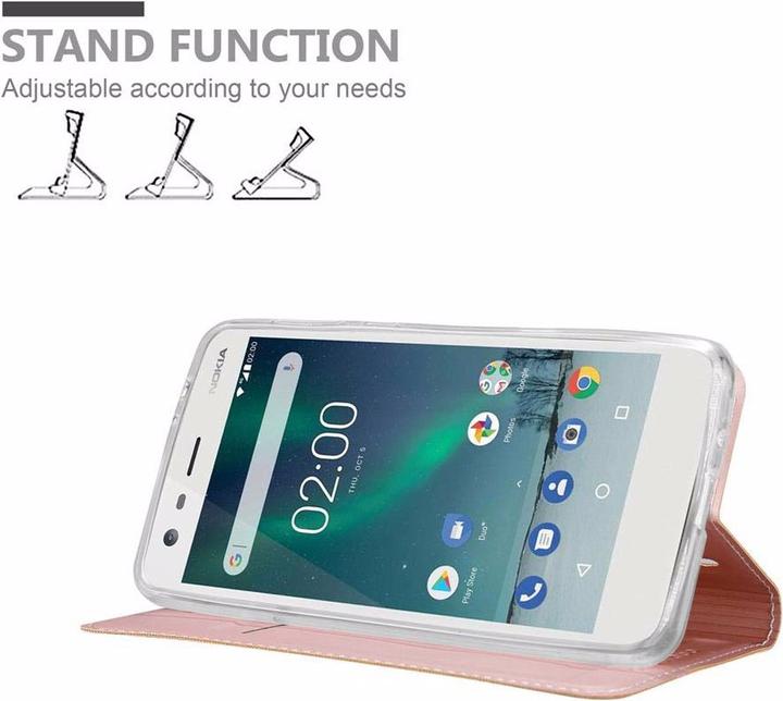 Actual product image Cadorabo Book Classy Style Cover (Nokia 2)