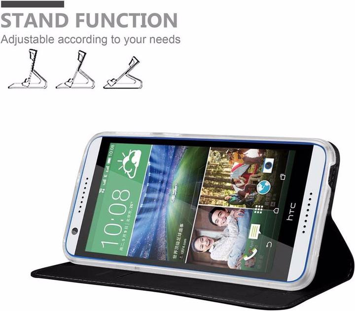 Actual product image Cadorabo Book Classy Style Cover (HTC Desire 820)