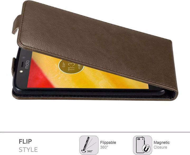Actual product image Cadorabo Flip like Invisible Cover (Motorola Moto C Plus)