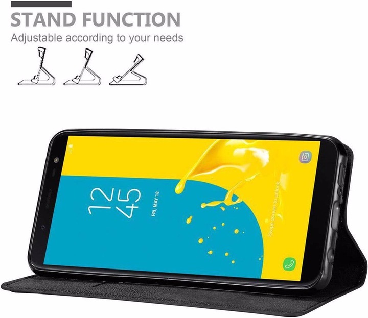Actual product image Cadorabo Book Invisible Magnet Cover (Samsung Galaxy J6 (2018))