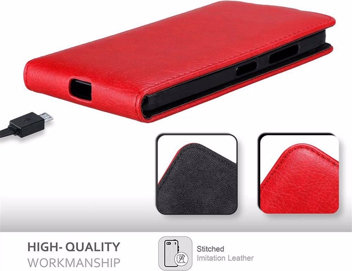 Produktbild Cadorabo Flip wie Invisible Cover (Microsoft Lumia 640)