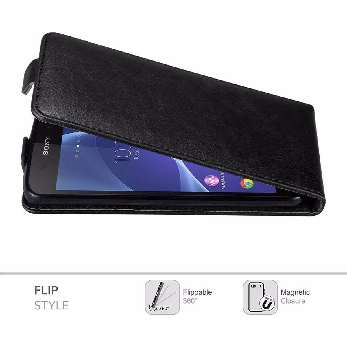 Thumbnail - Cadorabo Flip wie Invisible Cover (Sony Xperia Z3), Smartphone Hülle, Schwarz