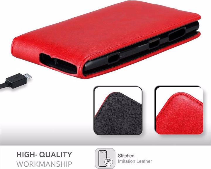 Actual product image Cadorabo Flip like Invisible Cover (Nokia Lumia 1020)
