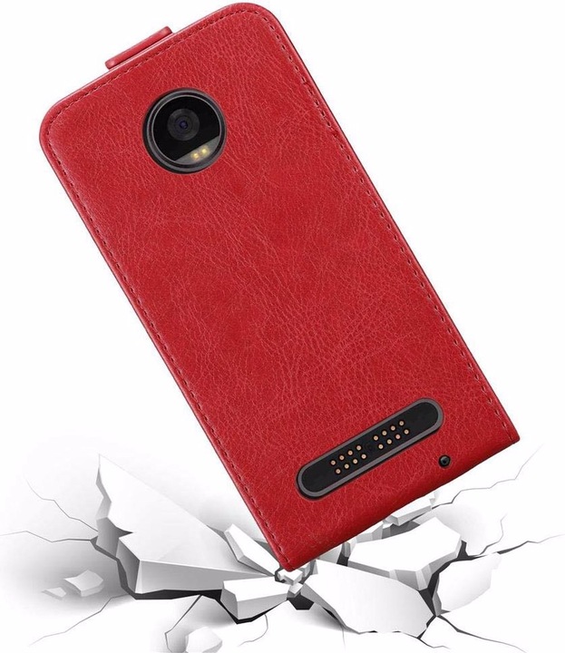 Produktbild Cadorabo Flip wie Invisible Cover (Motorola Moto Z2 Play)
