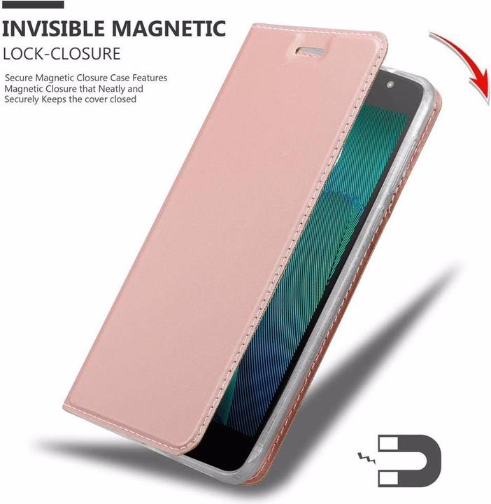 Actual product image Cadorabo Book Classy Style Cover (Motorola Moto G5S)