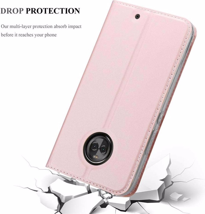 Produktbild Cadorabo Book Classy Style Cover (Motorola Moto X4)