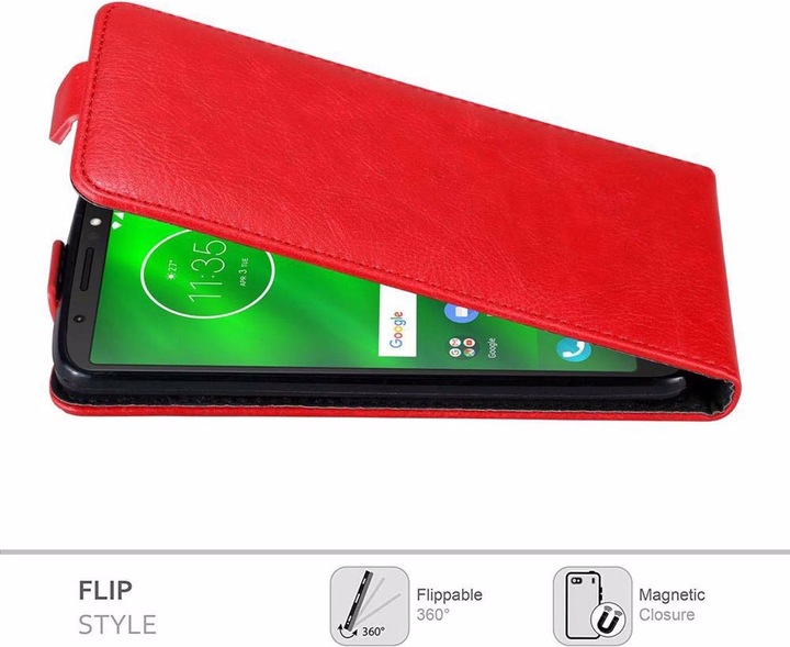 Produktbild Cadorabo Flip wie Invisible Cover (Motorola Moto G6)