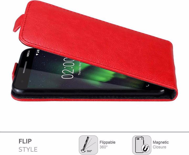 Immagine prodotto Cadorabo Flip come copertura invisibile (Nokia 2.1)