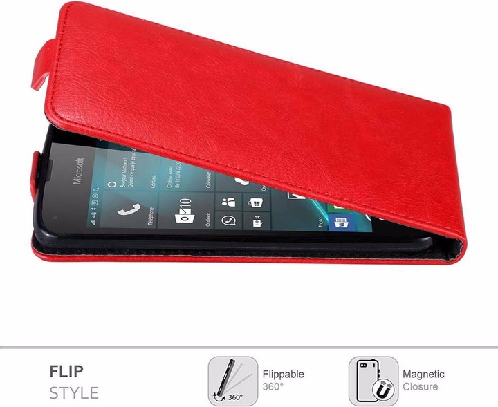 Produktbild Cadorabo Flip wie Invisible Cover (Microsoft Lumia 550)