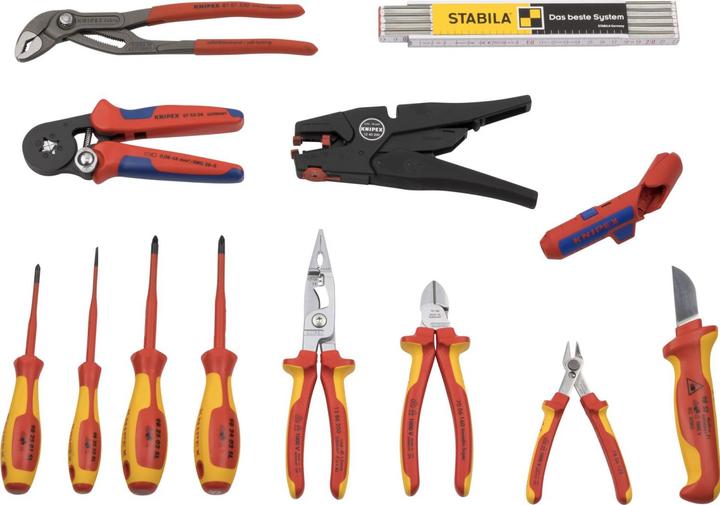 Actual product image Knipex Tool Bag Compact (14 pieces)