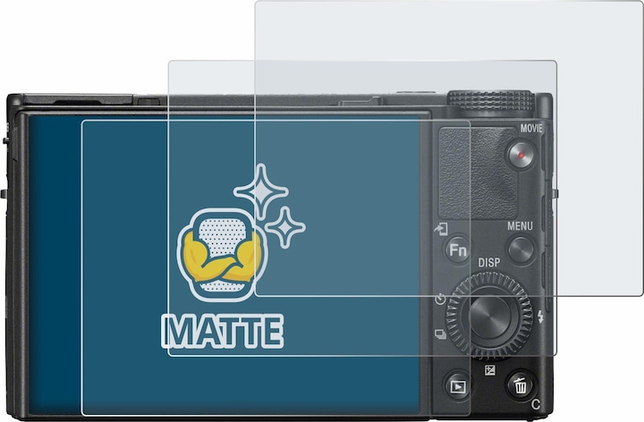 Actual product image BROTECT Anti-glare film Screen protector Matt screen protector film (Screen protector, Cyber-Shot DSC-RX100 VII)
