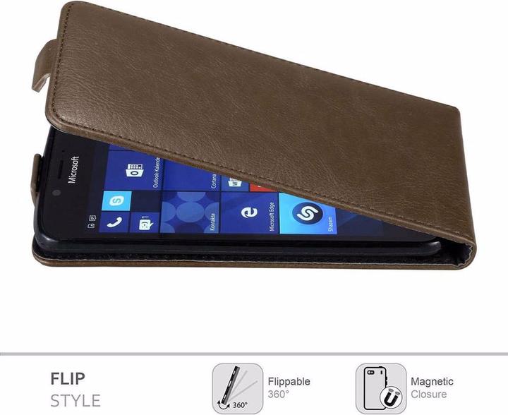 Productafbeelding Cadorabo Flip als onzichtbaar deksel (Microsoft Lumia 950)
