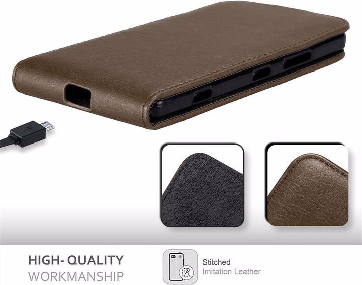 Productafbeelding Cadorabo Flip als onzichtbaar deksel (Microsoft Lumia 950)