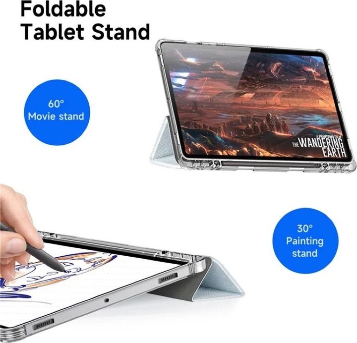 Actual product image Dux Ducis Unid Series Leather Bookcover Cover (Galaxy Tab S9 FE, Galaxy Tab S9)