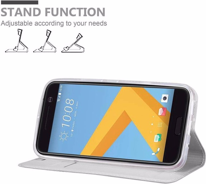 Actual product image Cadorabo Book Classy Style Cover (HTC One 10)