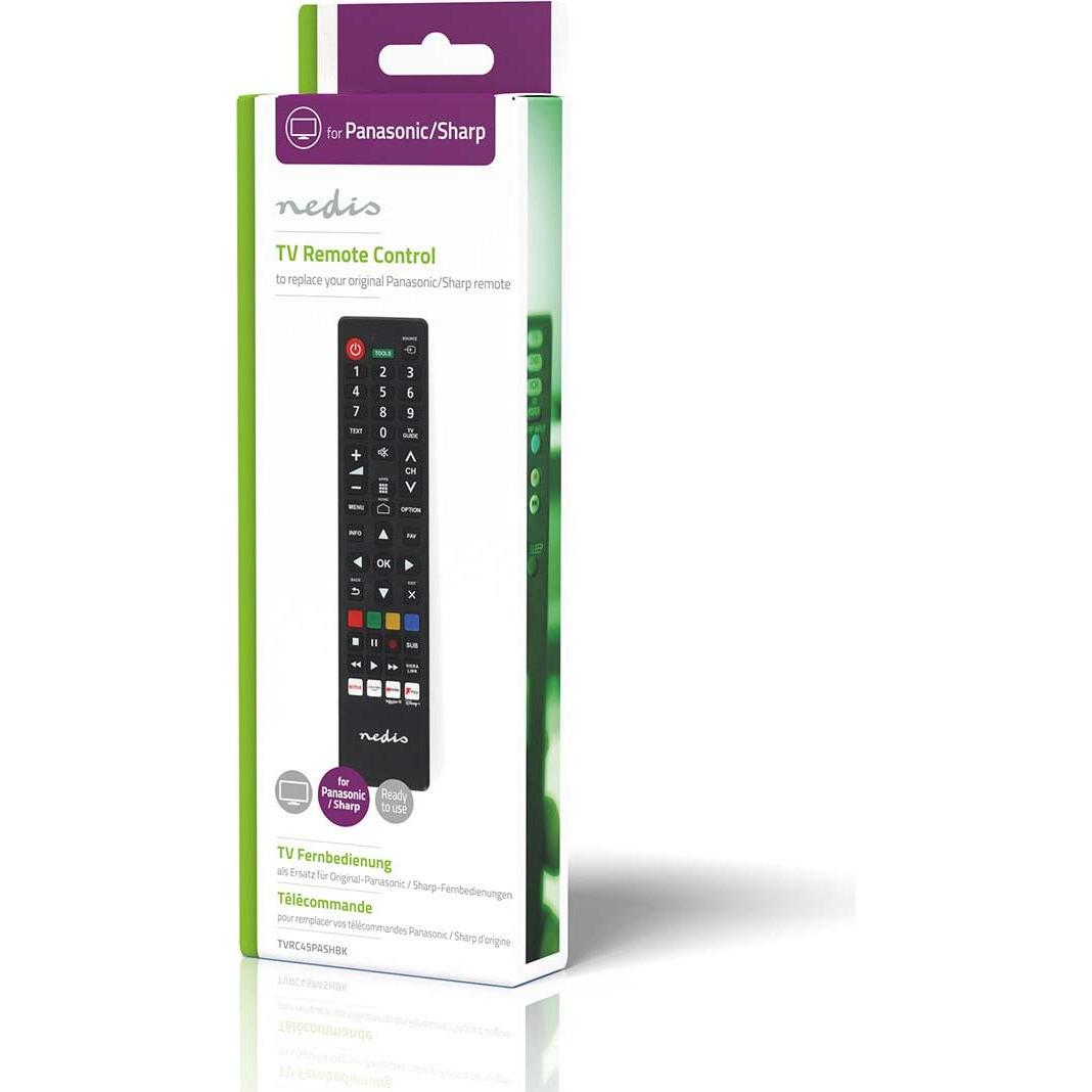 Thumbnail - Nedis Ersatz Fernbedienung Passend für: Panasonic / Sharp Vorprogrammiert 1 Gerät Amazon Pri (Gerätespezifische Fernbedi...