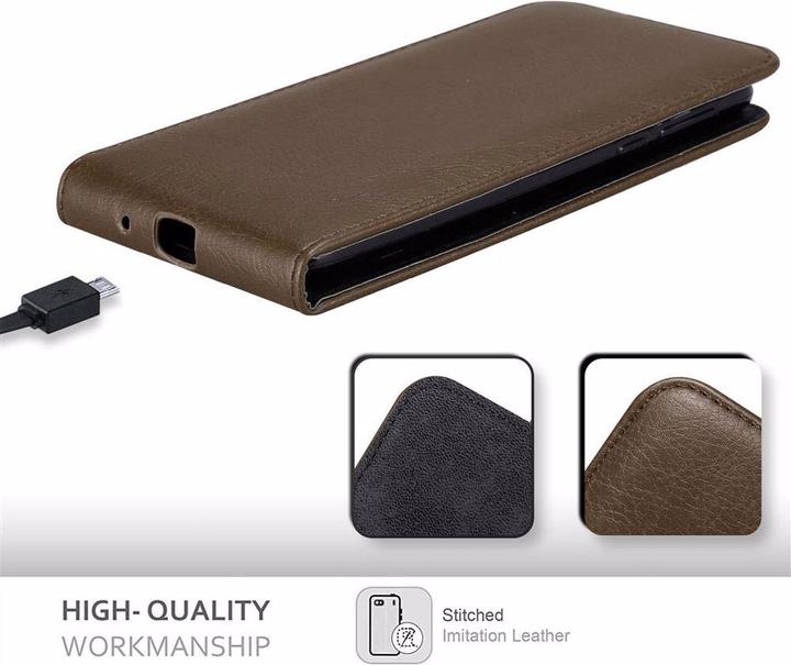 Produktbild Cadorabo Flip wie Invisible Cover (Motorola Moto G6 Play, Motorola Moto E5)