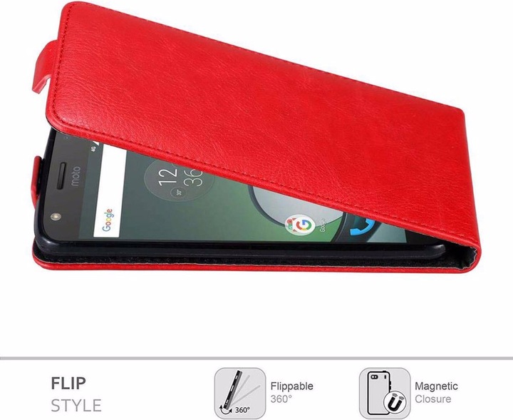 Produktbild Cadorabo Flip wie Invisible Cover (Motorola Moto Z Play)