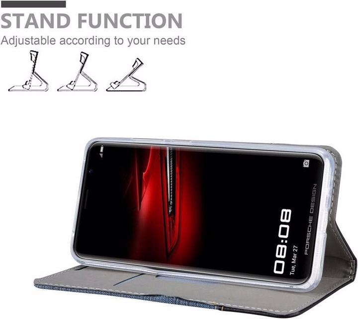 Actual product image Cadorabo Book Jeans Optics Cover (Huawei Mate RS Porsche Design)