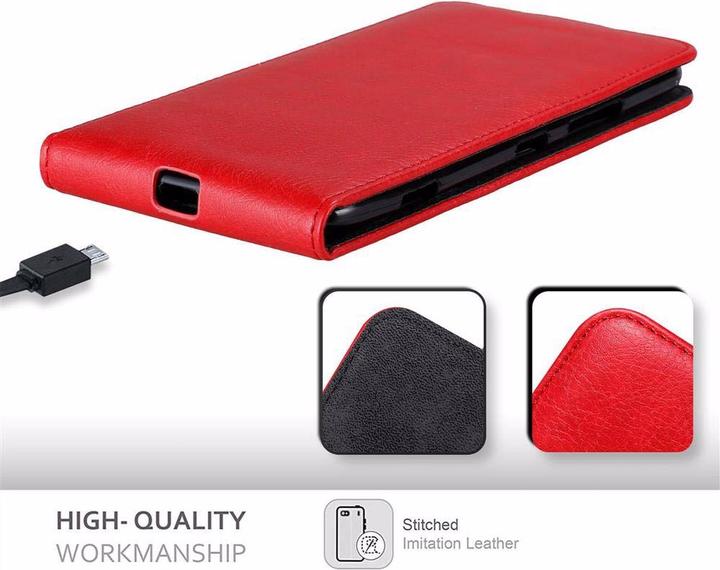 Actual product image Cadorabo Flip like Invisible Cover (Nokia Lumia 1320)