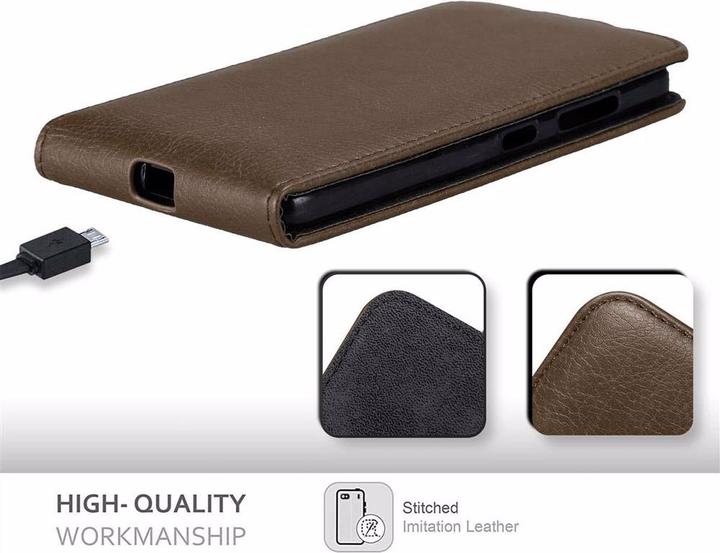 Immagine prodotto Cadorabo Flip come copertura invisibile (Microsoft Lumia 650)