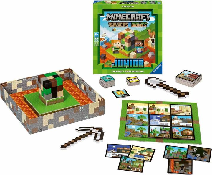 Immagine prodotto Ravensburger 24615 Minecraft Builders & Biomes Junior - Gioco cooperativo per bambini dai 5 anni per (Multilingue)